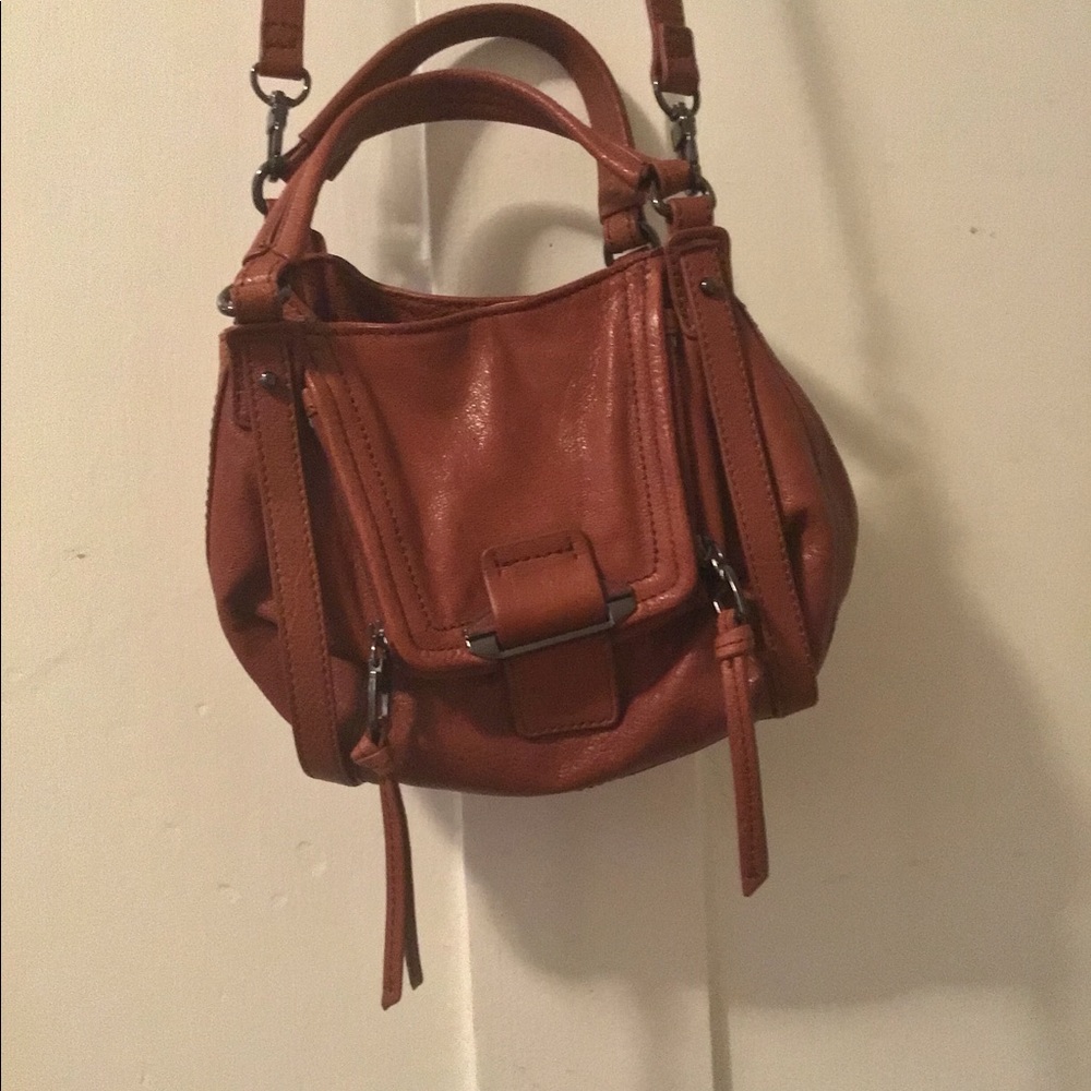 Kooba Mini Jonnie Crossbody in Burnt Orange